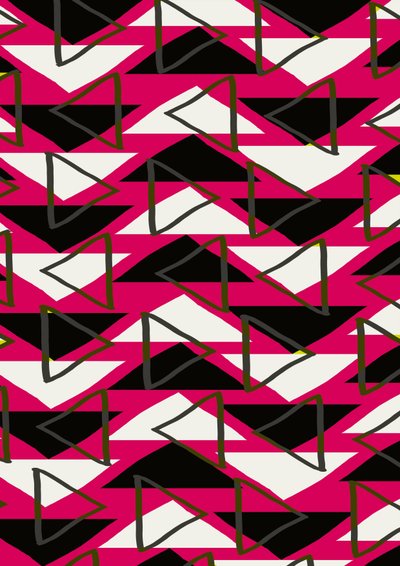 Trianglar (digital) av Louisa Hereford