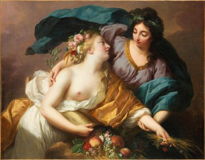 Peace Bringing Back Abundance Peace Bringing Back Abundance, 1780. av Elisabeth Louise Vigee Lebrun