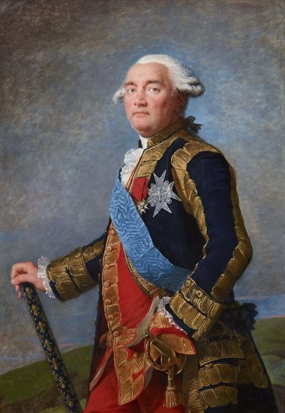 Porträtt av Philippe Henri, markis de Ségur 1724-1801, ca. 1798. av Elisabeth Louise Vigee Lebrun