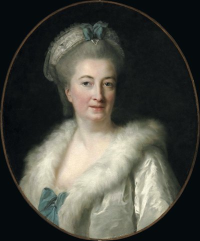 Porträtt av konstnärens mor, Madame Le Sèvre, född Jeanne Maissin 1728-1800, ca 1778. av Elisabeth Louise Vigee Lebrun