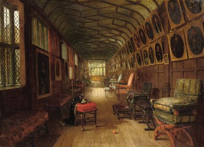 The Brown Gallery, Knole, Kent av Louise Ingram Rayner