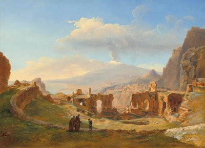 Den romerska teatern i Taormina av Louise Josephine Sarazin de Belmont