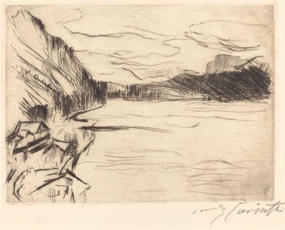Am Walchensee vid Walchensjön, 1923. av Lovis Corinth