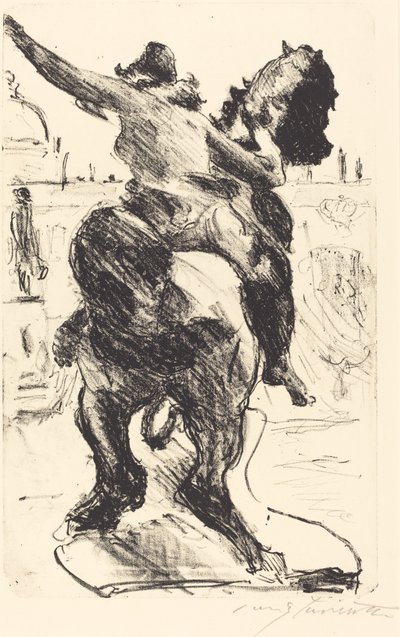 Staty av en Amazonas..., 1916. av Lovis Corinth