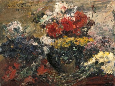 Höstblommor av Lovis Corinth