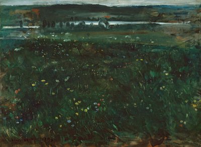 Vid Unterschäftlarn vid Isar av Lovis Corinth