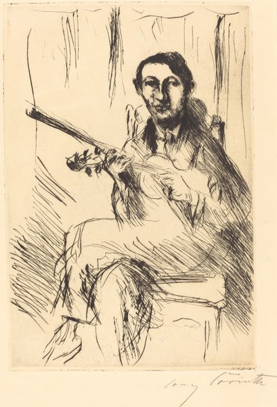 Porträtt av Andreas Weissgaerber av Lovis Corinth