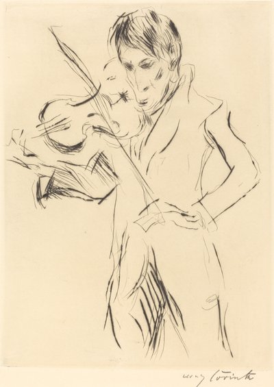 Porträtt av Andreas Weissgaerber, 1919. av Lovis Corinth