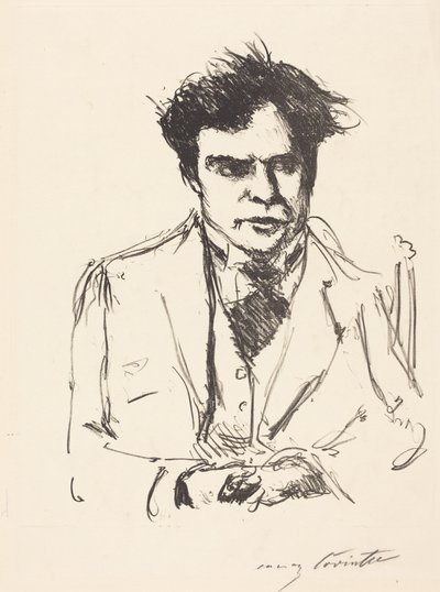 Porträtt av Joseph Schwarz av Lovis Corinth