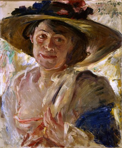 Porträtt av hustrun av Lovis Corinth