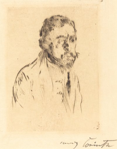 porträttstudie H. St. Porträttstudie av H. St., 1920. av Lovis Corinth