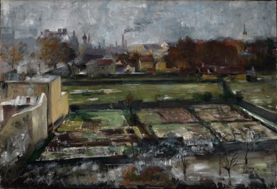 Utsikt från en ateljé i München av Lovis Corinth