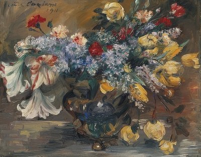 Blombukett. 1911 av Lovis Corinth