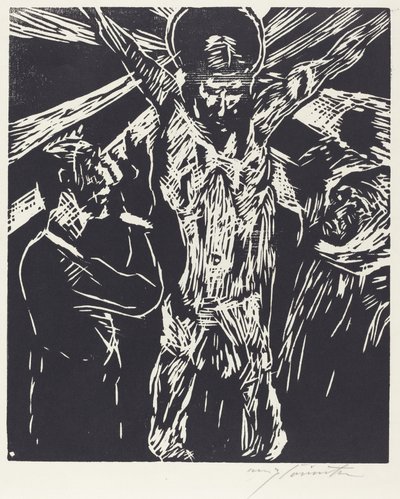 Kristus på korset Korsfästelsen, 1919. av Lovis Corinth