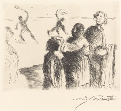 The Gastmahl of Trimalchio: pl. II (Trimalchios bankett: pl. II) av Lovis Corinth