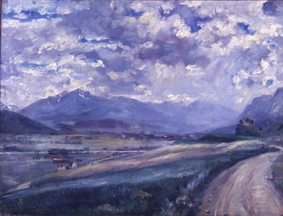 Inndalen vid Thaur. Innsbruck av Lovis Corinth