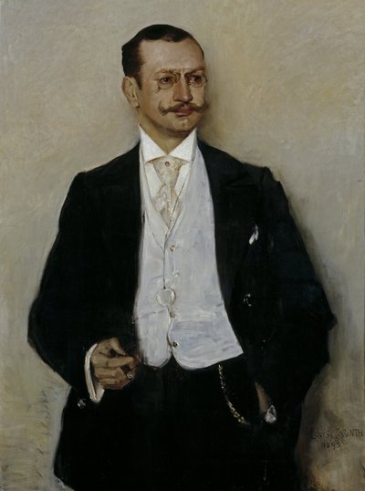 Där målar Carl Strathmann av Lovis Corinth