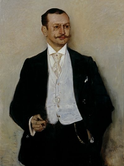 Målaren Carl Strathmann av Lovis Corinth