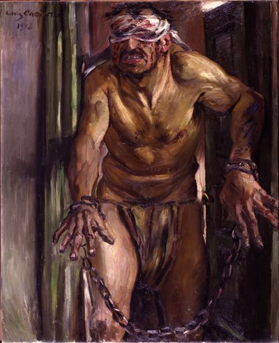 Den bländade Simson av Lovis Corinth