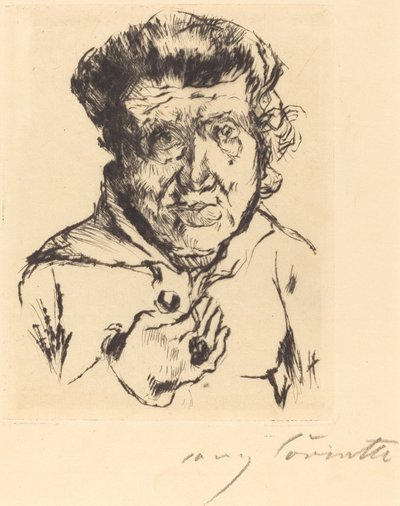 Konstnärens svärmor, 1920. av Lovis Corinth
