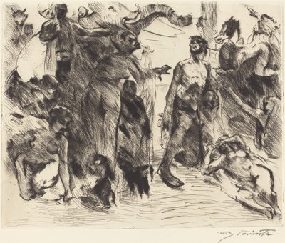 Sankt Antonius frestelse, 1919. av Lovis Corinth