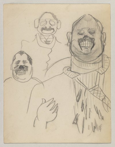 Inbjudningskort för silverbröllopsmottagningen av Louis Gessler och fru av Lovis Corinth