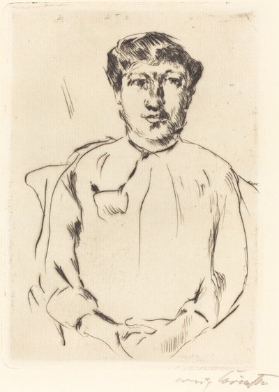 Frauenbildnis Porträtt av en kvinna, 1914. av Lovis Corinth