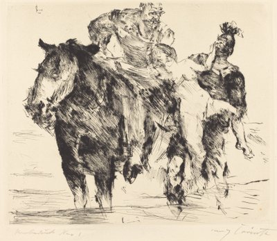 kvinna rånare (våldtäkt) av Lovis Corinth