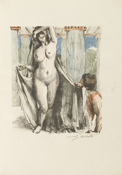 Illustration till Song of Songs, 1911 av Lovis Corinth