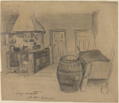 Interiör av Lovis Corinth