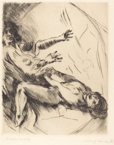 Joseph und Potifars Weib I (Joseph och Potifars fru I) av Lovis Corinth