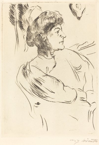 Sjuksköterska, 1914. av Lovis Corinth