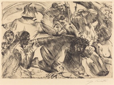 Kristus som bär korset, 1916. av Lovis Corinth