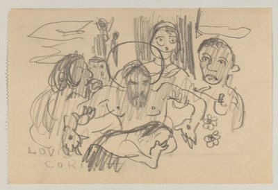 Lovis Corinth och Carl Strathmann av Lovis Corinth