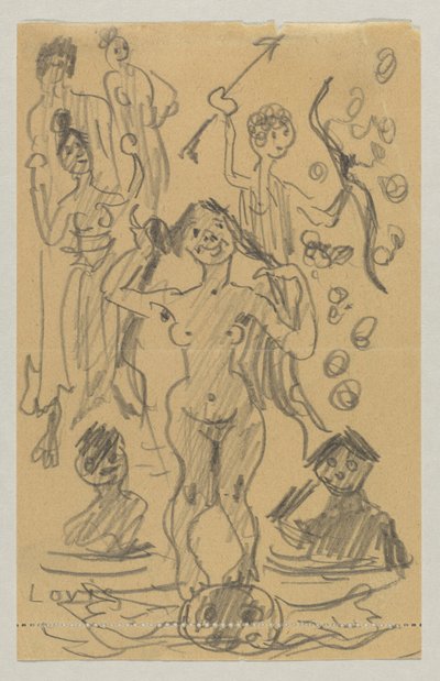 Lovis Corinth och Carl Strathmann av Lovis Corinth
