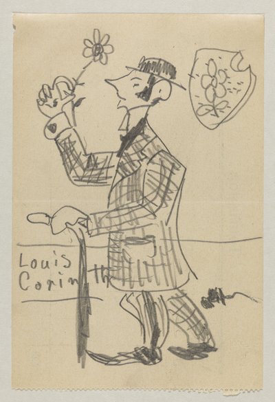 Lovis Corinth och Carl Strathmann av Lovis Corinth