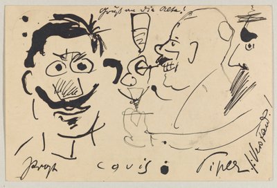 Lovis Corinth till Carl Strathmann: vykort, poststämplat 10 juni 1903 av Lovis Corinth