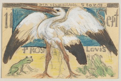 Lovis Corinth till Carl Strathmann: vykort, poststämplat 12 september 1905 av Lovis Corinth