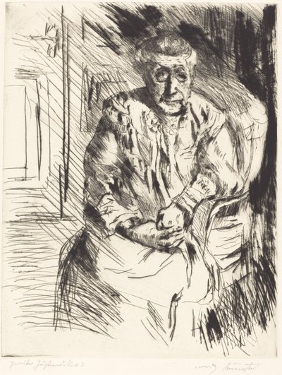 Ma Belle Mere svärmor, 1919. av Lovis Corinth