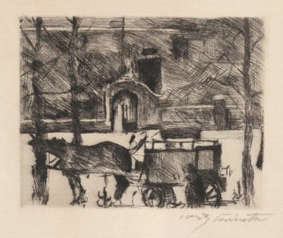 Mjölkvagn av Lovis Corinth