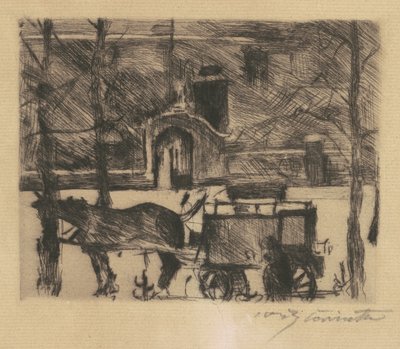 Mjölkvagn Mjölkvagn, 1916. av Lovis Corinth