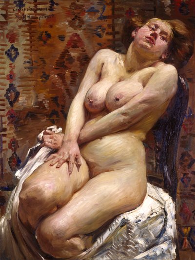 Nana, naken kvinna av Lovis Corinth