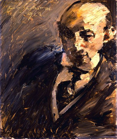 Porträtt av Alfred Kuhn, 1923 av Lovis Corinth