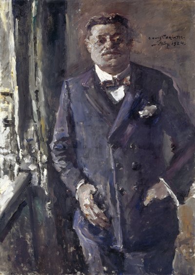 Porträtt av Friedrich Ebert 1871-1925, tyska rikets president, 1924. av Lovis Corinth
