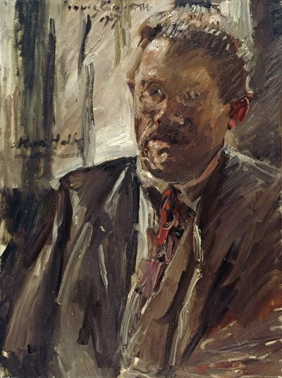 Porträtt av Max Halbe 1865-1944, 1917. av Lovis Corinth