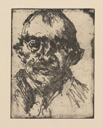 Självporträtt 1921 av Lovis Corinth