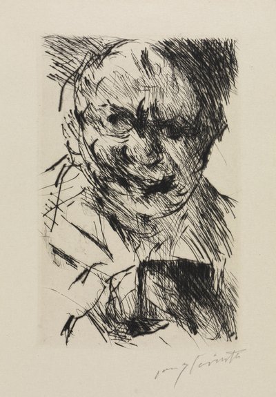 Självporträtt 1923 av Lovis Corinth