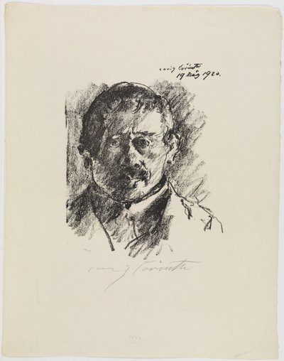 Självporträtt, 19 mars 1920 av Lovis Corinth