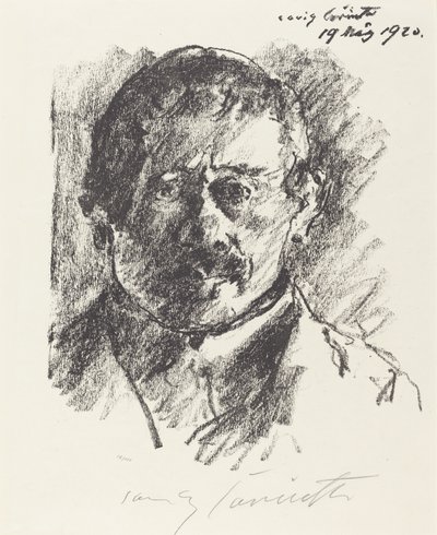 Självporträtt, 1920. av Lovis Corinth