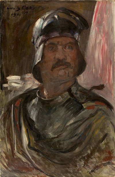 Självporträtt i rustning, 1911. av Lovis Corinth